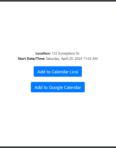 Marketing Cloud Add to Calendar Solution